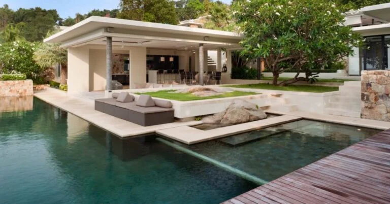 Pool and Outdoor Living Area