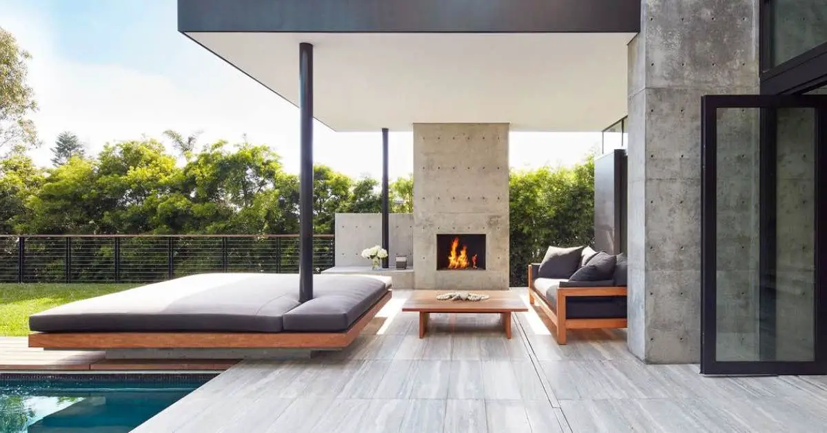 Aesthetic Outdoor Living Areas with Fireplace: 20+ Cozy Ideas 1 Outdoor Living Areas with Fireplace